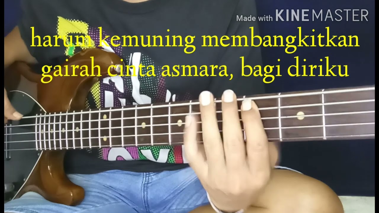 Kemuning - widiawati bass cover with lirik