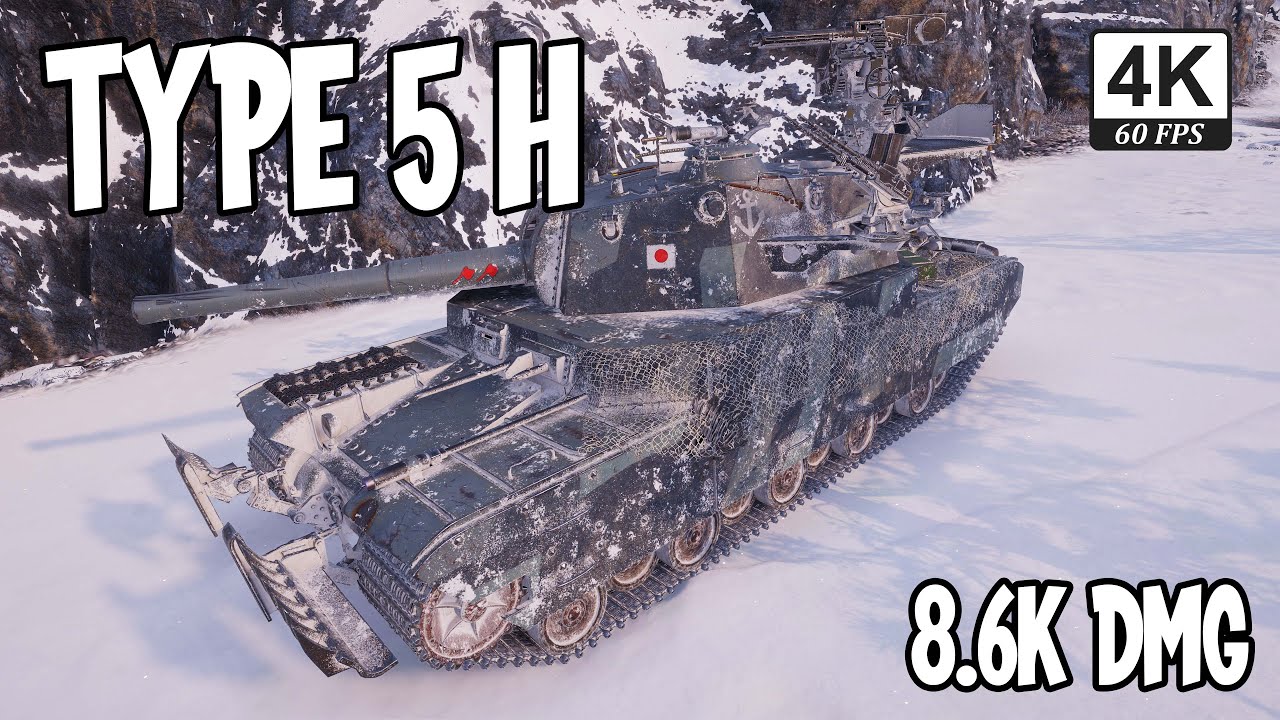 World Of Tanks Type 5 H  (8.6k Damage)