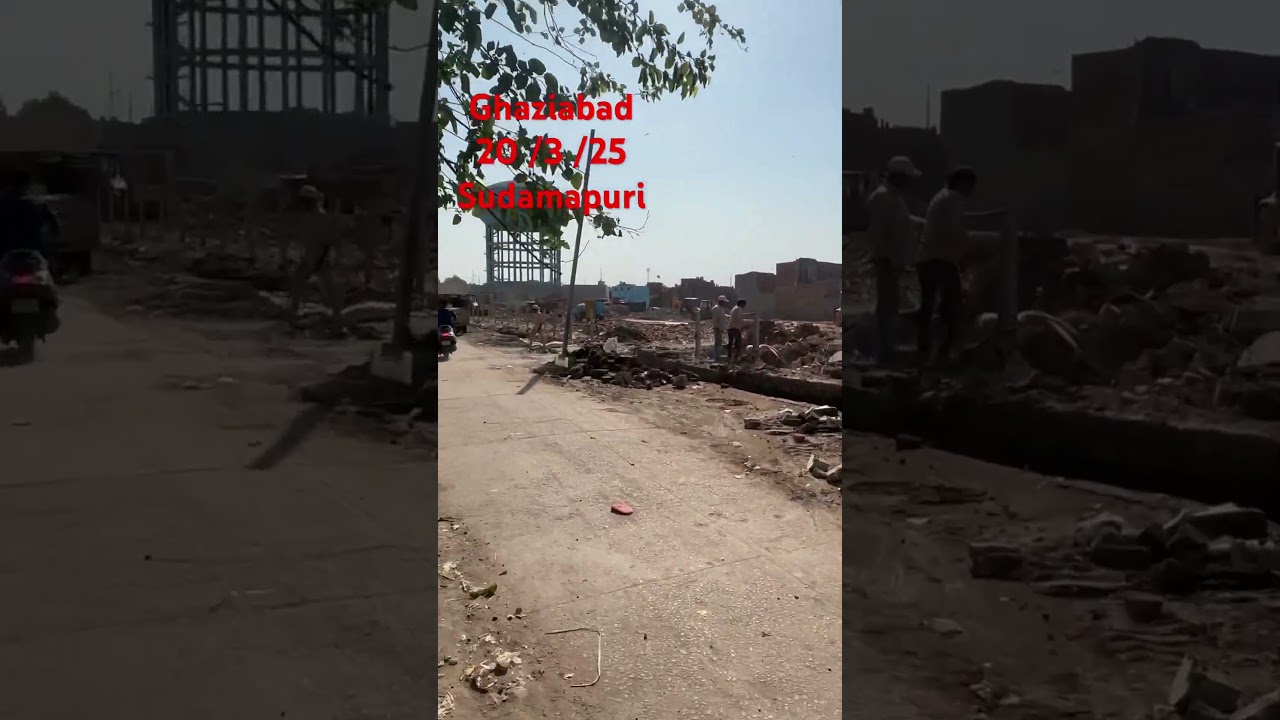 Ghaziabad Bulldozer Action Sudamapuri Today 