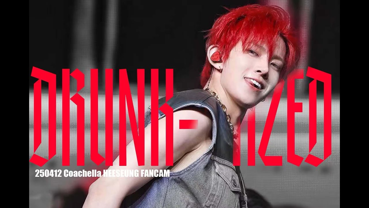 250412  COACHELLA  Drunk-Dazed  ENHYPEN HEESEUNG 직캠 FANCAM 4K FOCUS