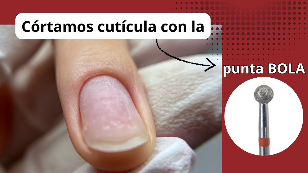 Cómo CORTAR LA CUTÍCULA con la punta BOLA sin usar 🚫 alicates o tijeras | MANICURA RUSA