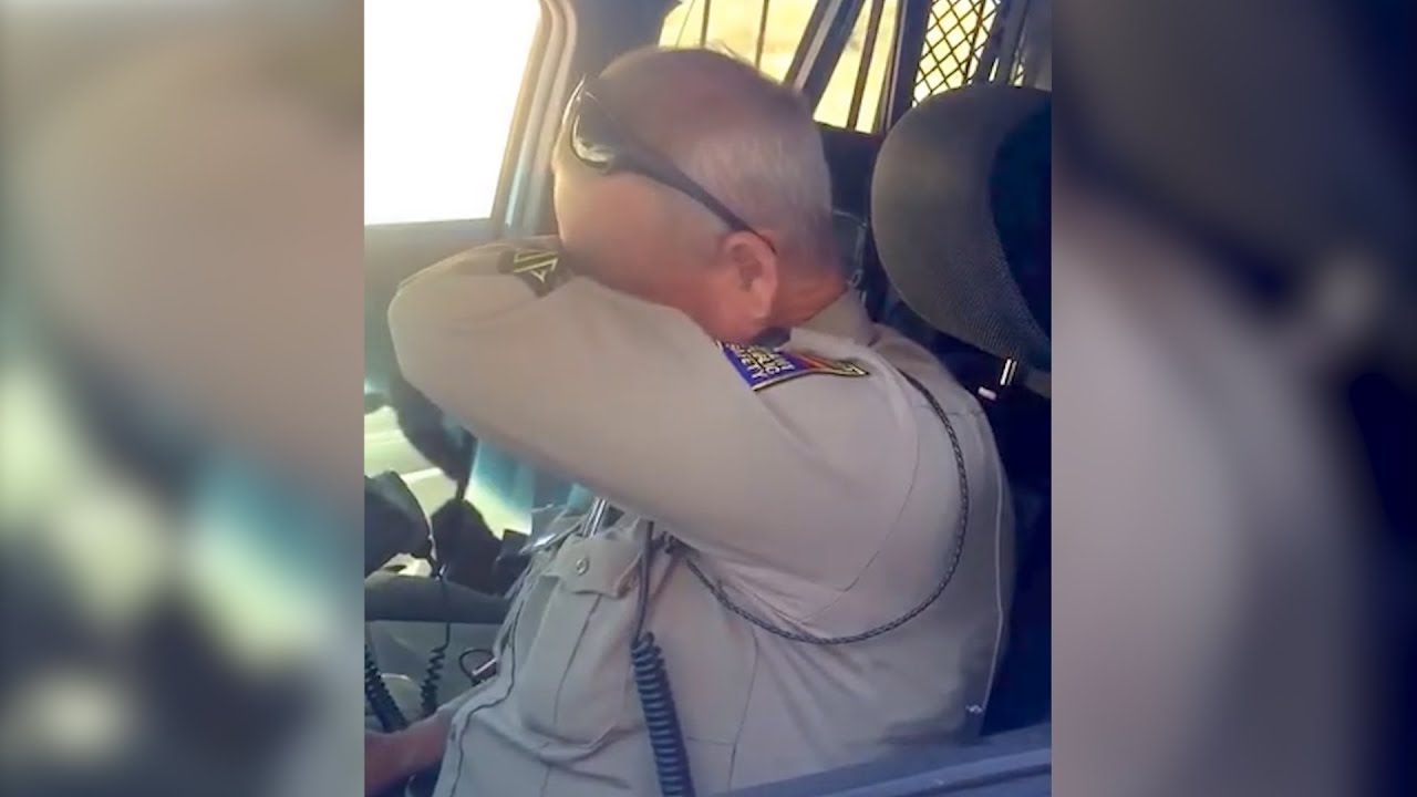 Watch State Trooper Get Emotional During Final Radio Call Before Retirement