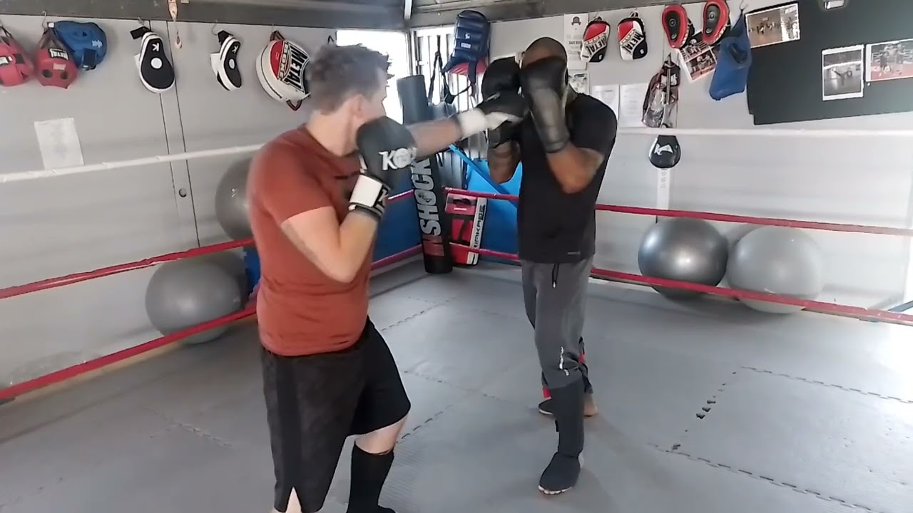 Séance kick-boxing
