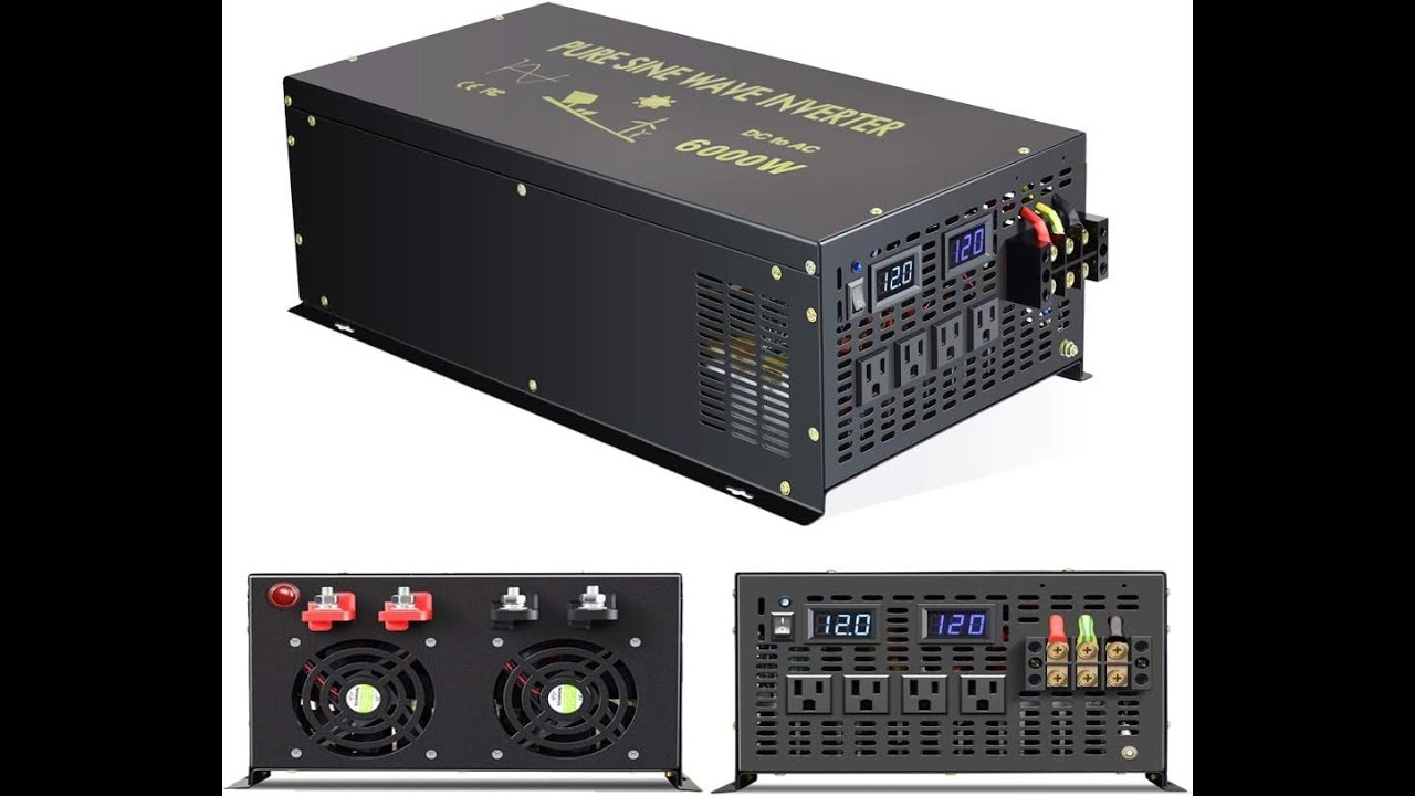 WZRELB 6000 watt Pure Sine Inverter 12V/120V Review - Pros & Cons - WZRELB 6000 watt inverter