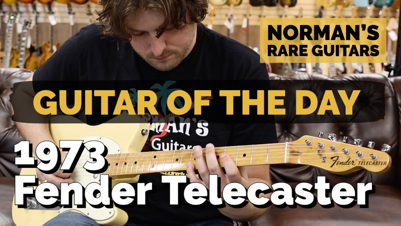 Guitar of the Day: 1973 Fender Telecaster Blonde Maple Neck | Norman's Rare Guitars
