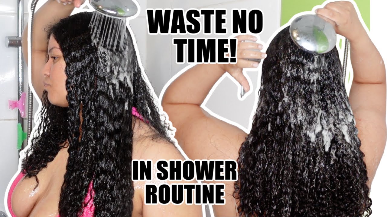 Natural Hair Wash & LITERALLY GO Routine For Busy People!
