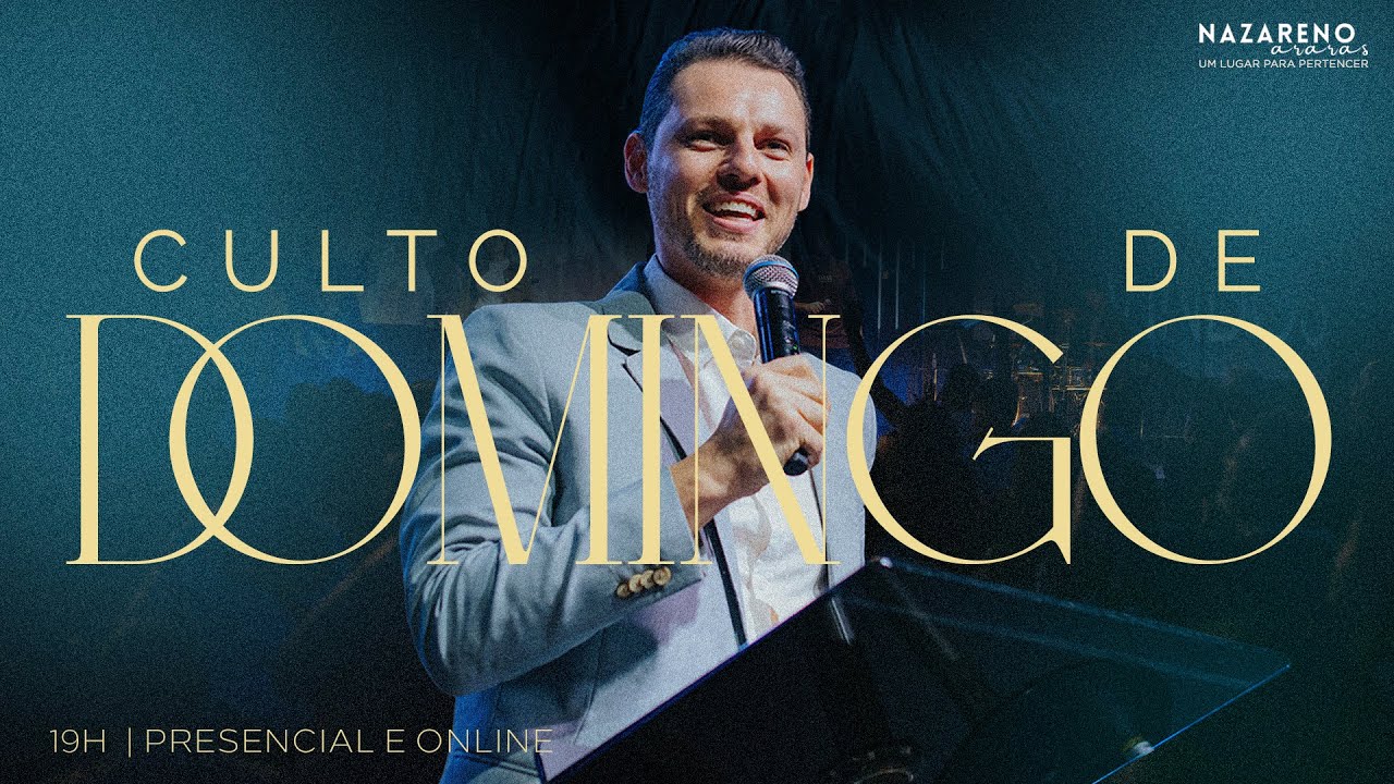 CULTO DE DOMINGO|08/03/2026 às 19h