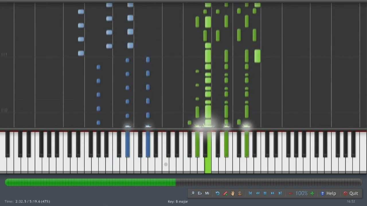 Touhou - Necrofantasia [5] (Piano Tutorial)