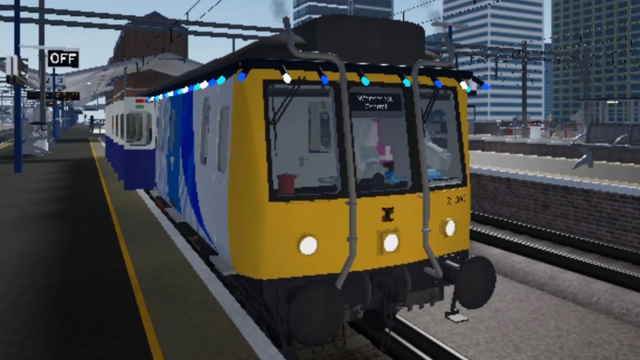 Roblox l Whitecoast City Railway - Class 121 Whitecoast Central → Whitecoast Central (loop route)