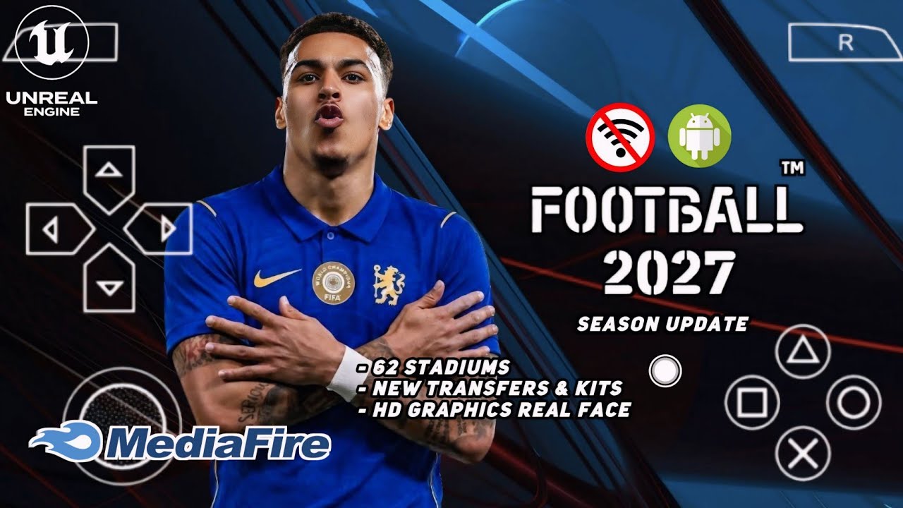 eFootball PES 2027 PSP Android Offline PS5 Camera | Efootball 2027 PPSSPP Season Update & Best HD  