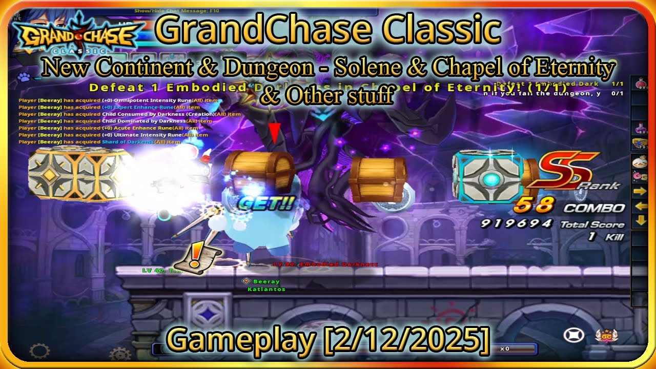 New Continent & Dungeon - Solene & Chapel of Eternity & Other stuff - GCC Gameplay [4.12.2025]