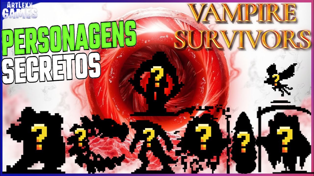 #6 - COMO CONSEGUIR 08 PERSONAGENS SECRETOS - VAMPIRE SURVIVORS