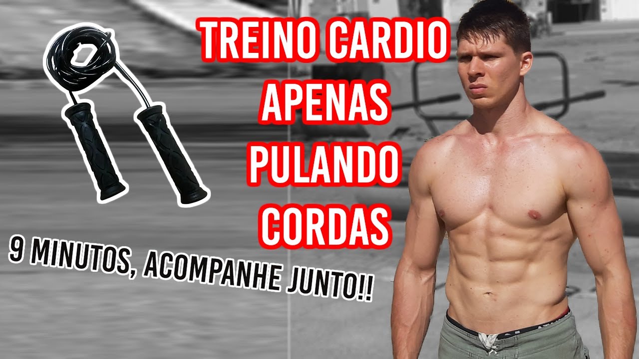 Treino Cardio apenas CORDAS | 9min. | Faça Junto!!