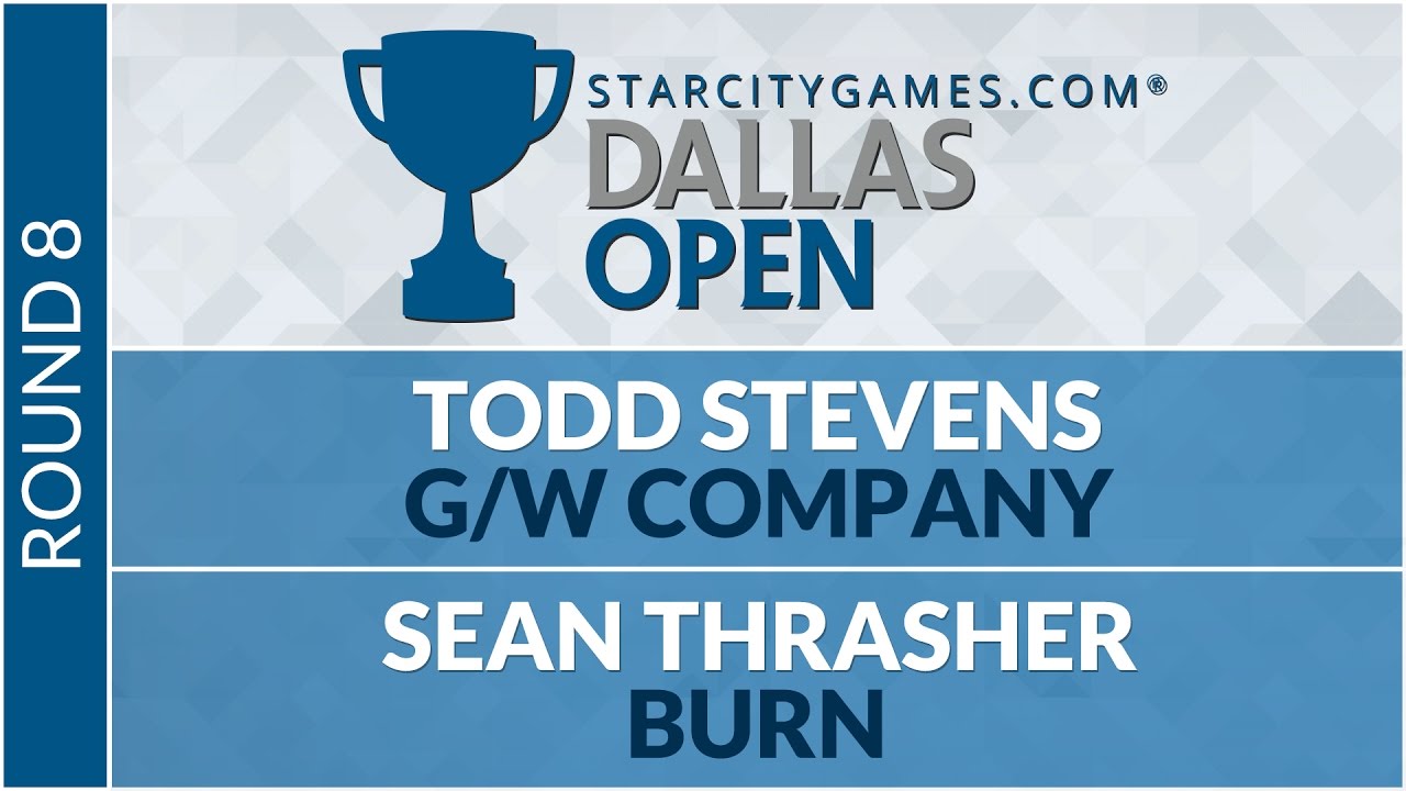 SCGDFW - Round 8 - Todd Stevens vs Sean Thrasher (Modern)