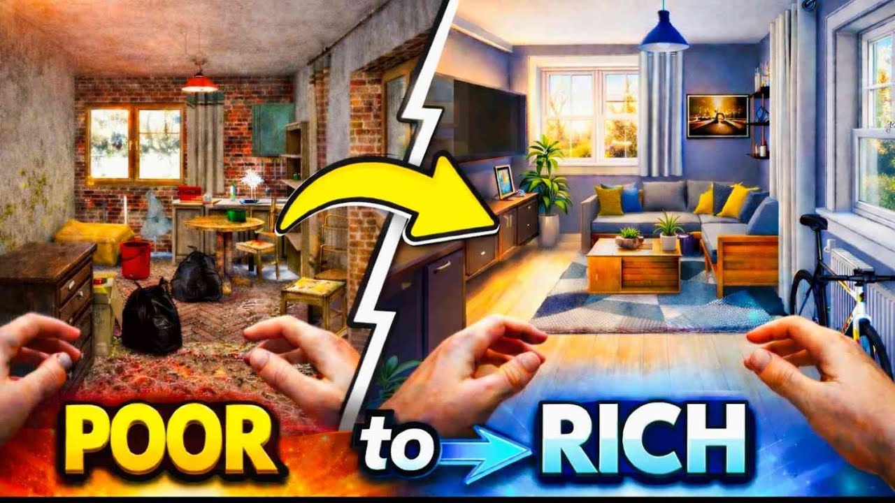 0$ to 1000000$ House Renovation 🥶🔥| House flipper mobile gameplay |