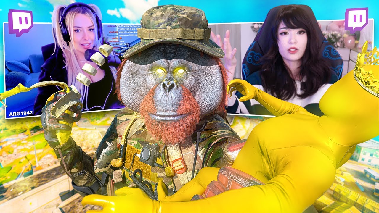 Killing Streamers in the Funniest Skin Ever 🍌 (HILARIOUS)