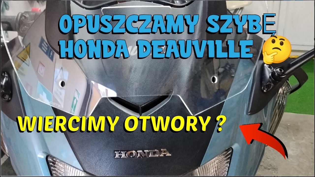 OPUSZCAMY SZYBĘ HONDA DEAUVILLE ZAPRASZAM