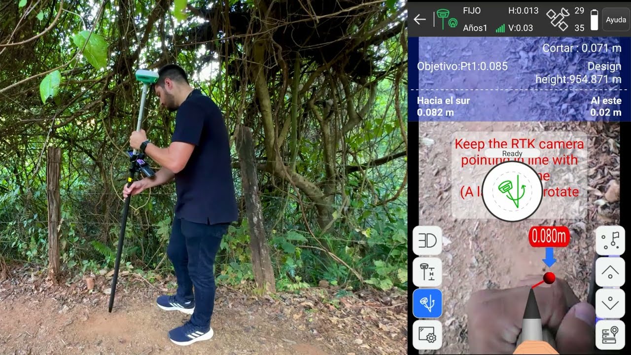 ¡Desafiando los Límites: GNSS RTK de STEC Realizando Levantamientos en Áreas de Densa Vegetación