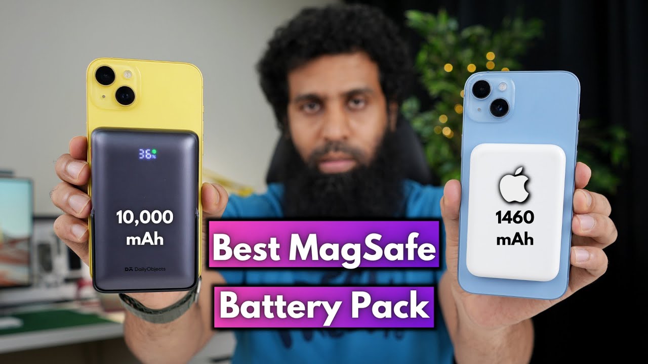 Daily Objects MagSafe Battery Pack vs Apple MagSafe Battery Pack Comparison