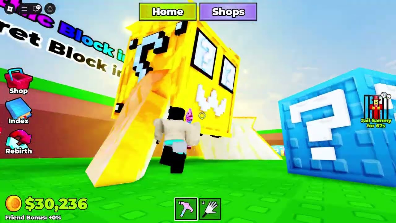I started breaking blocks for brainrot