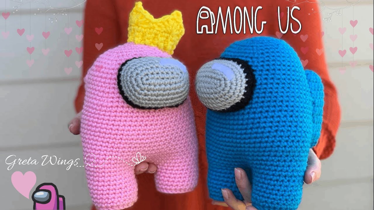 Among us Amigurumis Crochet tutorial- Sub 🇺🇸🇪🇸/ GretaWings