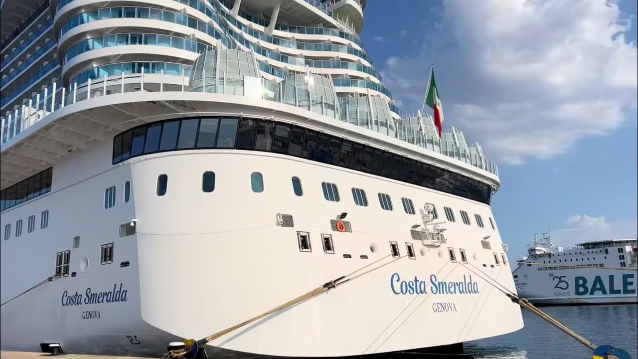 The LARGEST CRUISE IN THE MEDITERRANEAN. Costa Smeralda Full Video Tour 4K.