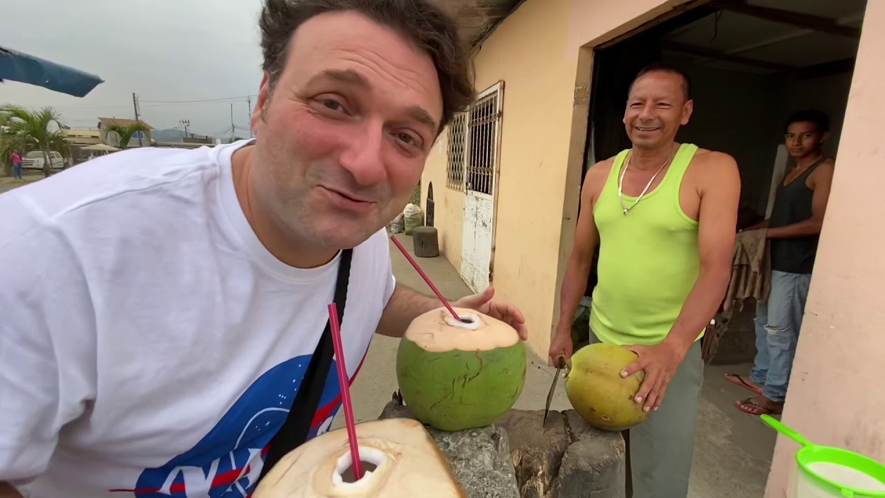 Il mio viaggio in Ecuador, il cocco frizzante