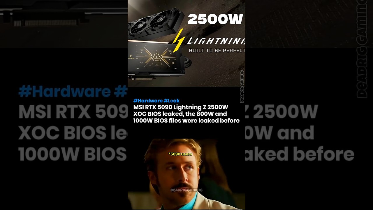 MSI's 2500W XOC BIOS for 5090 leaked