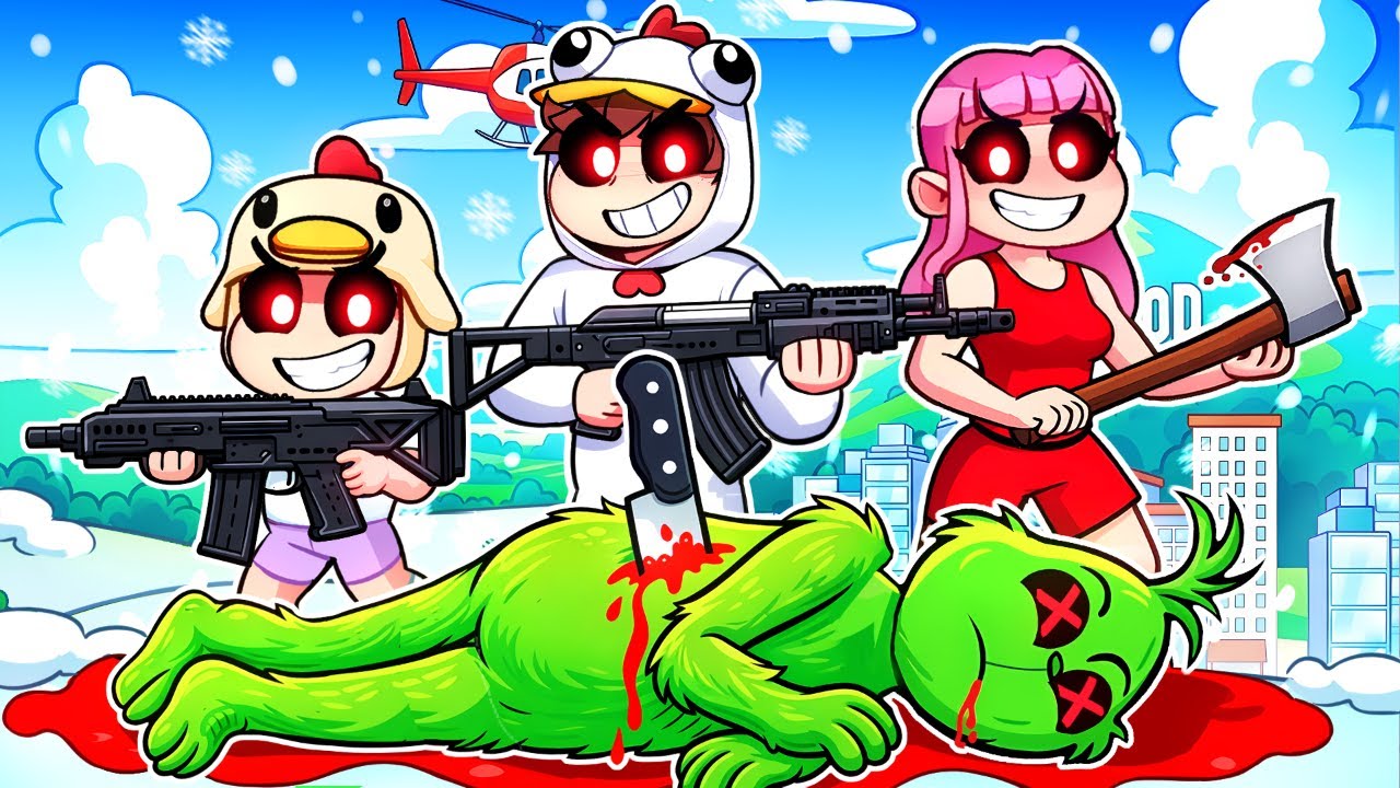 Nous avons TUÉ le GRINCH dans GTA 5...