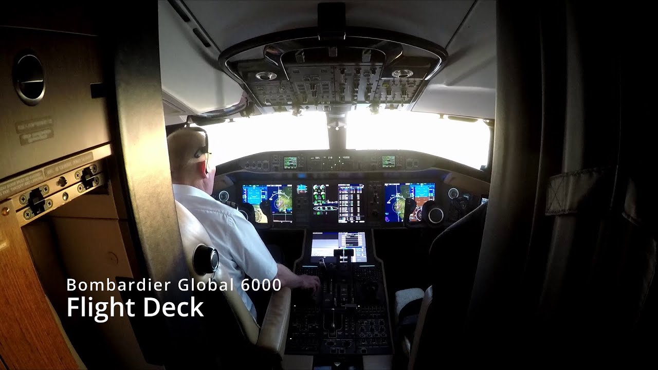 Flight Deck - Bombardier Global 6000