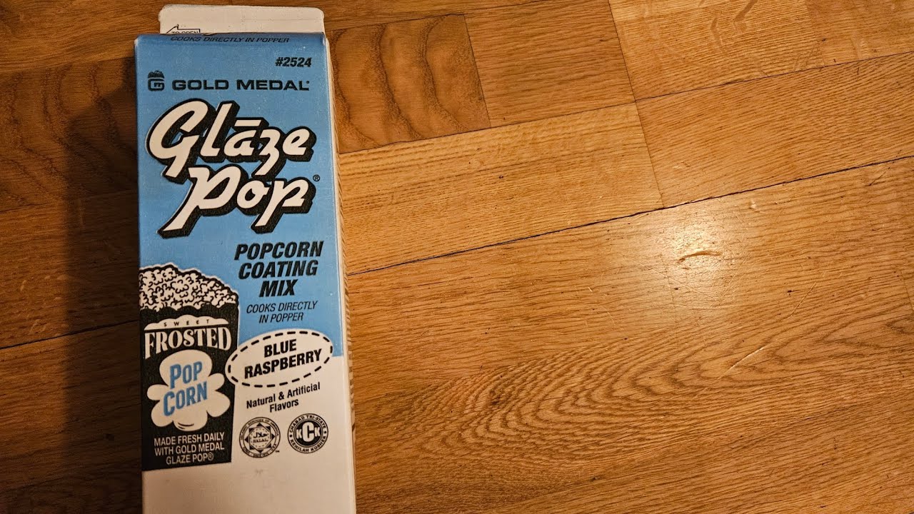 Taking a Quick, Critical & Crusty Look at Gold Medal&reg; Glaze Pop Popcorn Coating BLUE RASPBERRY