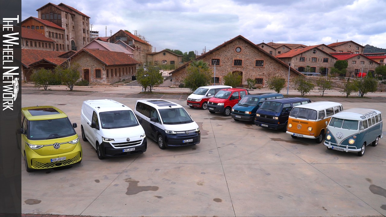 VW Bulli Generations &ndash; Volkswagen Transporter T1-T7 | VW Bus Current and Past Generations [4K]
