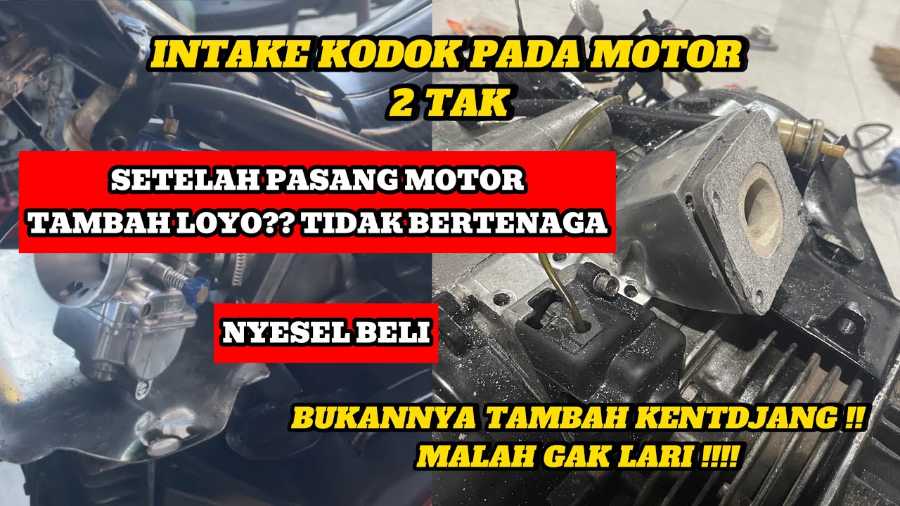 PASANG INTAKE MANIFOL KODOK MEMBRAN RXZ DI MOTOR F1ZR || KOK MALAH LOYO MOTOR FIZNYA BUKAN BERTENAGA