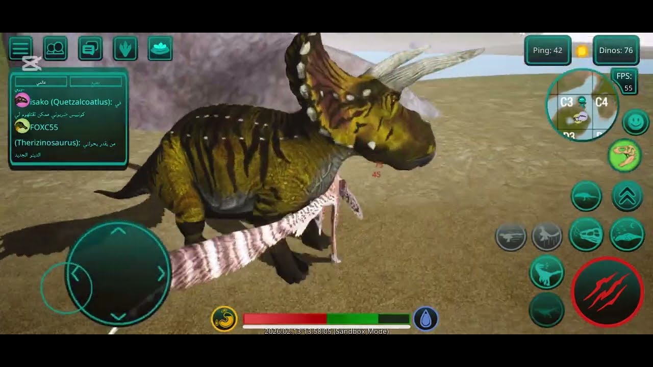 The Cursed Dinosaur Isle#.   تجربة الدينوً الجديد🫡