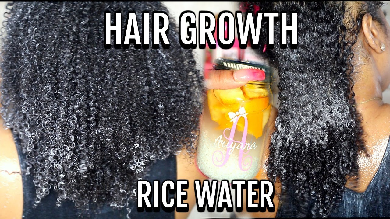 Extreme Hair Growth Using Rice Water Spray For Thick Long Hair | Natural Hair Wash Day Routine