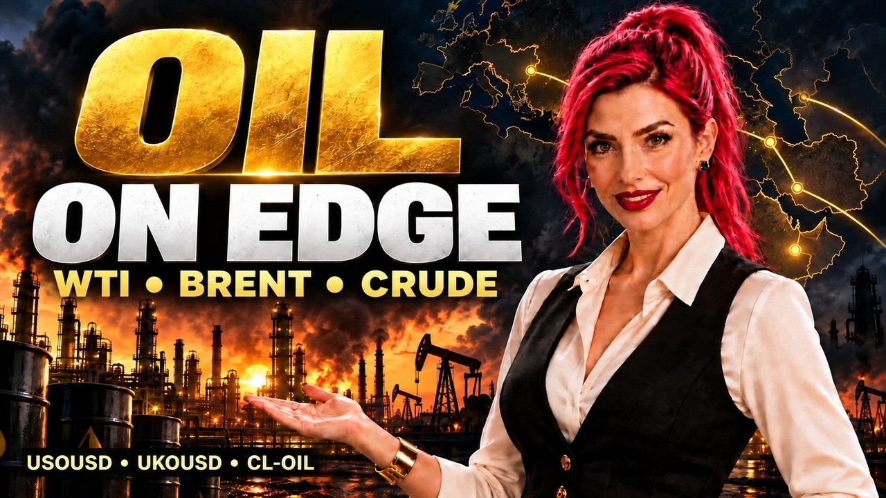 WTI & Brent Crude Oil LIVE | USOUSD, UKOUSD, CL-OIL | Oil on Edge
