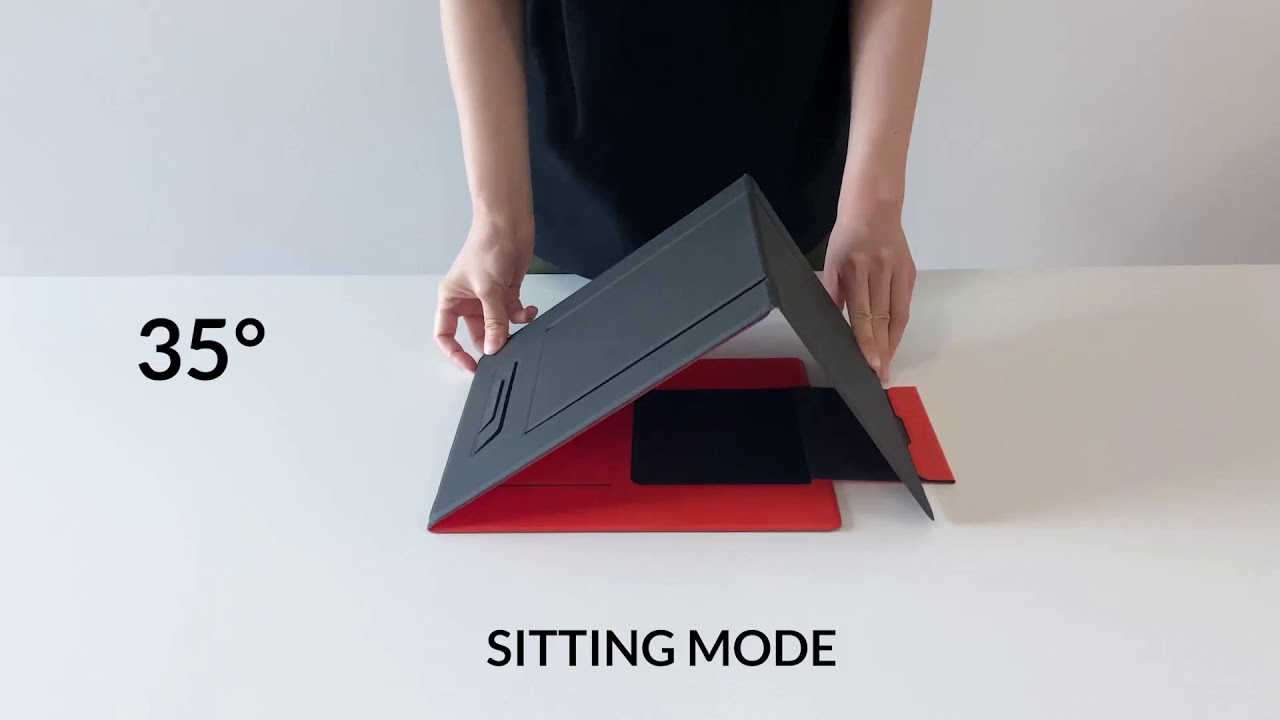 MOFT Z 5 in 1 Sit stand Laptop Desk Set Up