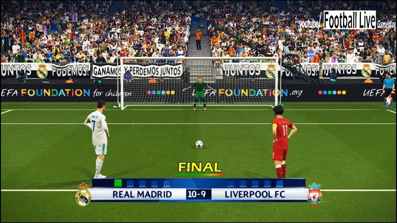 PES 2018 | Реал Мадрид — Ливерпуль | Финал Лиги чемпионов УЕФА (ЛЧ) | Серия пенальти