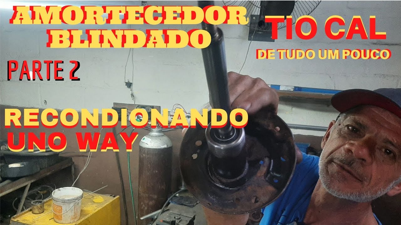 FERRAMENTA PARA FECHAR AMORTECEDOR SEM SOLDA. RECONDICIONANDO UNO WAY.