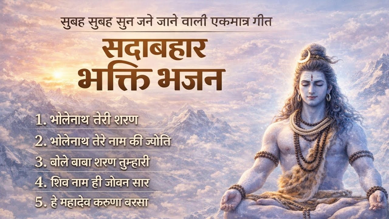 सुबह सुबह सुनें जाने वाली एकमात्र गीत। सदाबहार भक्ति भजन। महादेव मंदिर भजन। Journey Of Devotion 🕉️