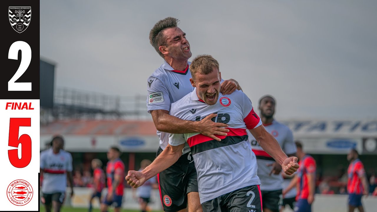 A FIVE STAR DISPLAY 🌟 |  Dagenham & Redbridge 2-5 Worthing FC | Highlights