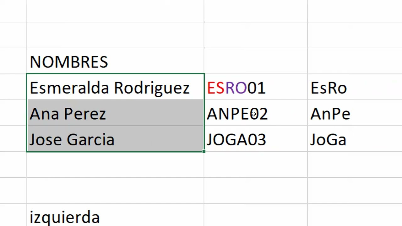 Soporte Virtual - excel 11 Marzo