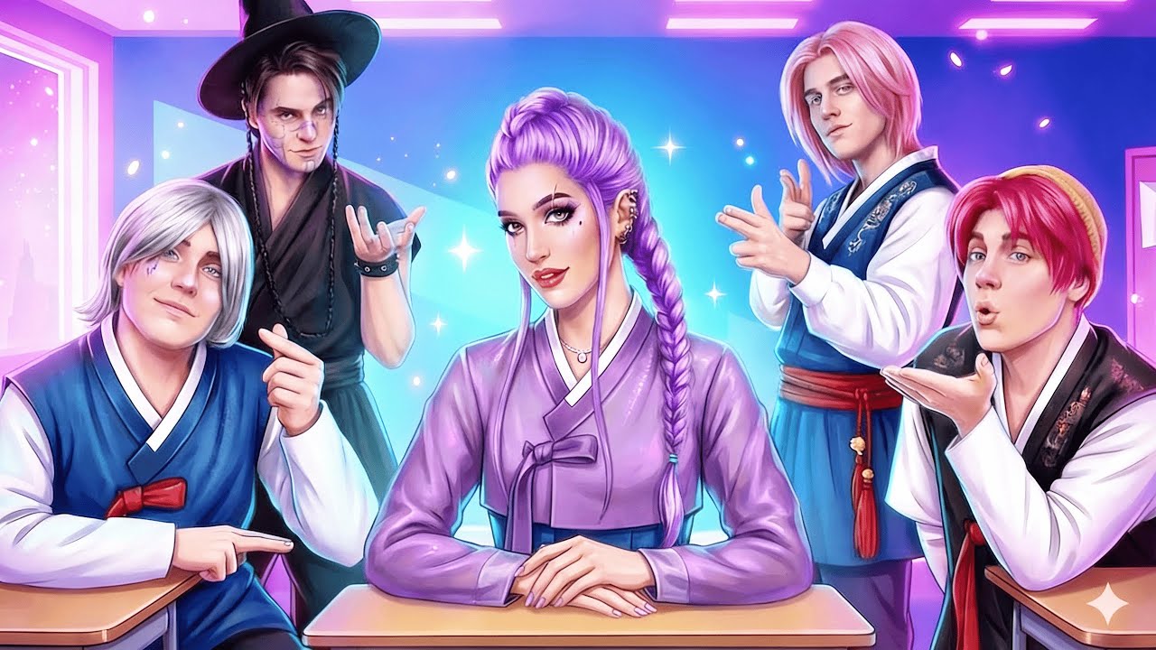 Huntrix Makeover Challenge! কীভাবে Kpop Demon Hunter হবেন? Saja Boys Glow Up!