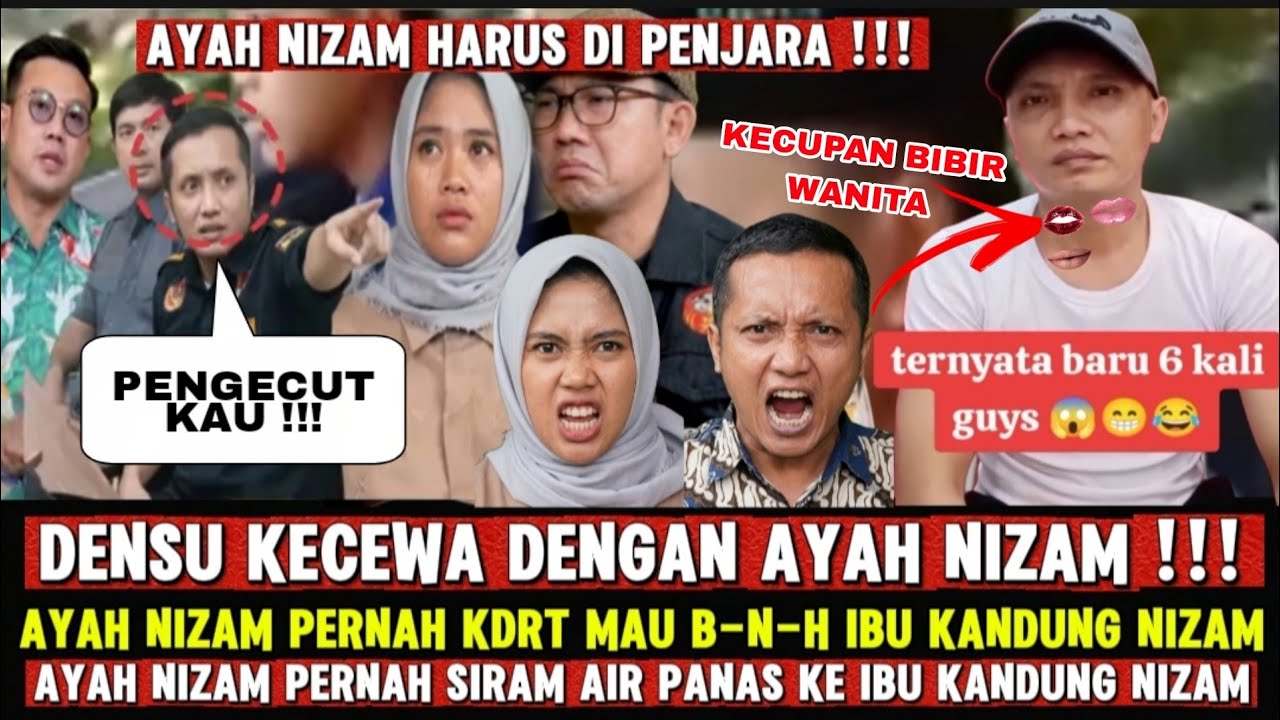KEKECEWAAN DENSU SETELAH UNDANG AYAH NIZAM,TERNYATA AYAH PERNAH KDRT MAU B-N-UH IBU KANDUNG NIZAM.
