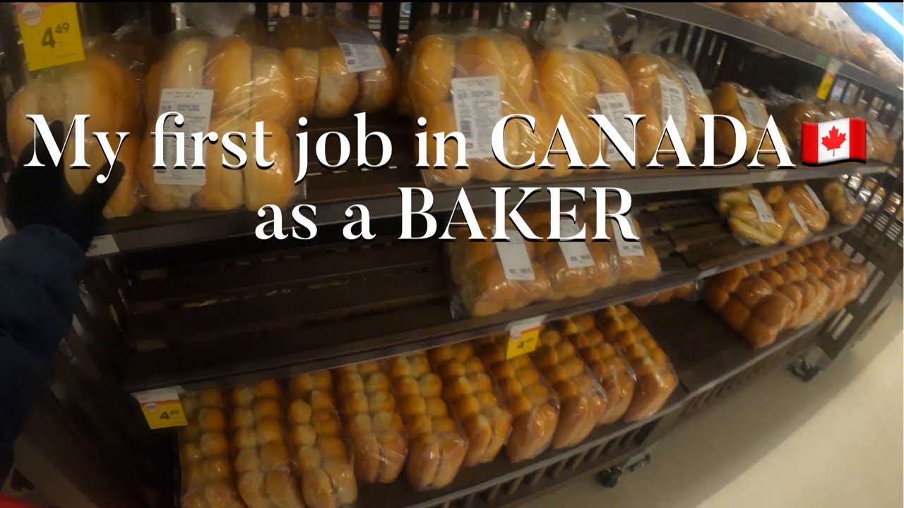 My first job in CANADA🇨🇦 as a BAKER || Canada lide