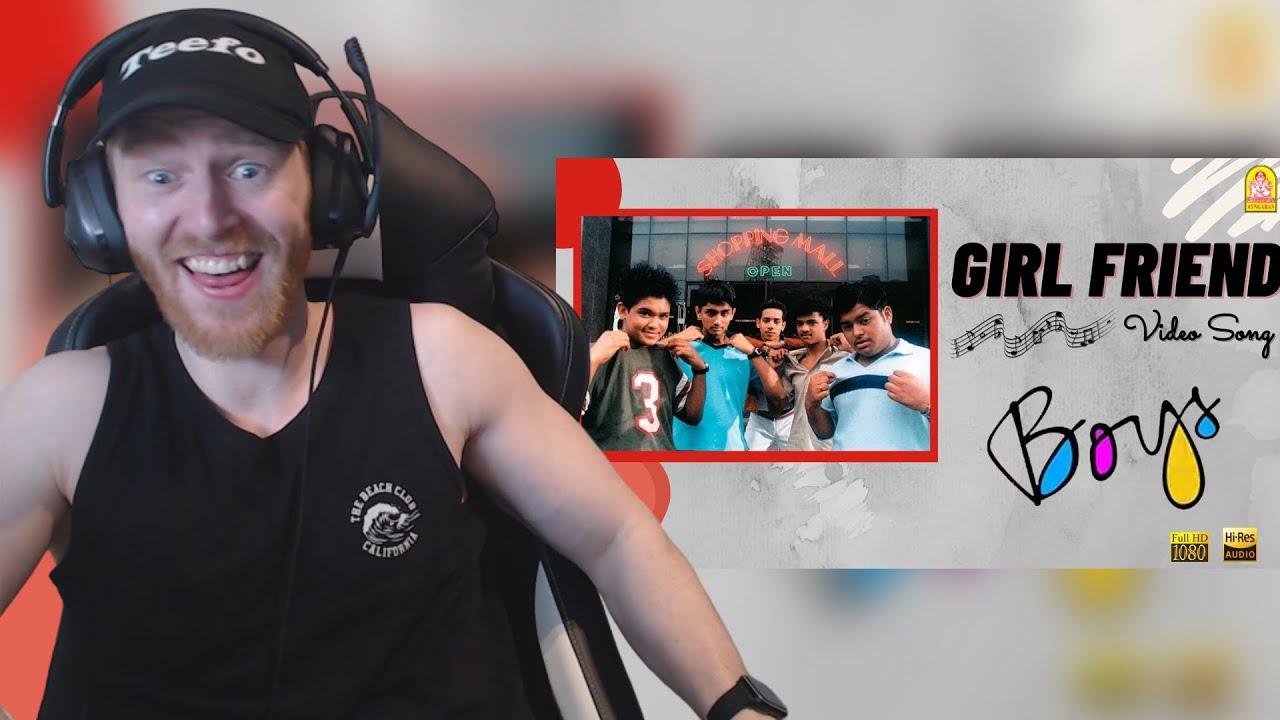 Girl Friend - HD Video Song | Boys | Siddharth | Shankar | AR Rahman • Reaction By Foreigner