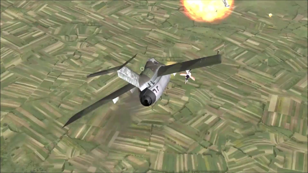 Ta - 183 vs B-24 and B-17