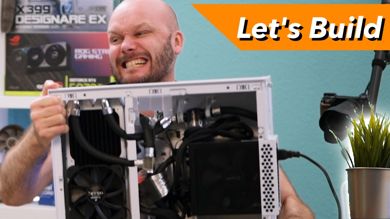 Custom PC Build eskaliert: Wasser rein, alles friert ein 😱 Lian Li Vision Compact Build Part 3