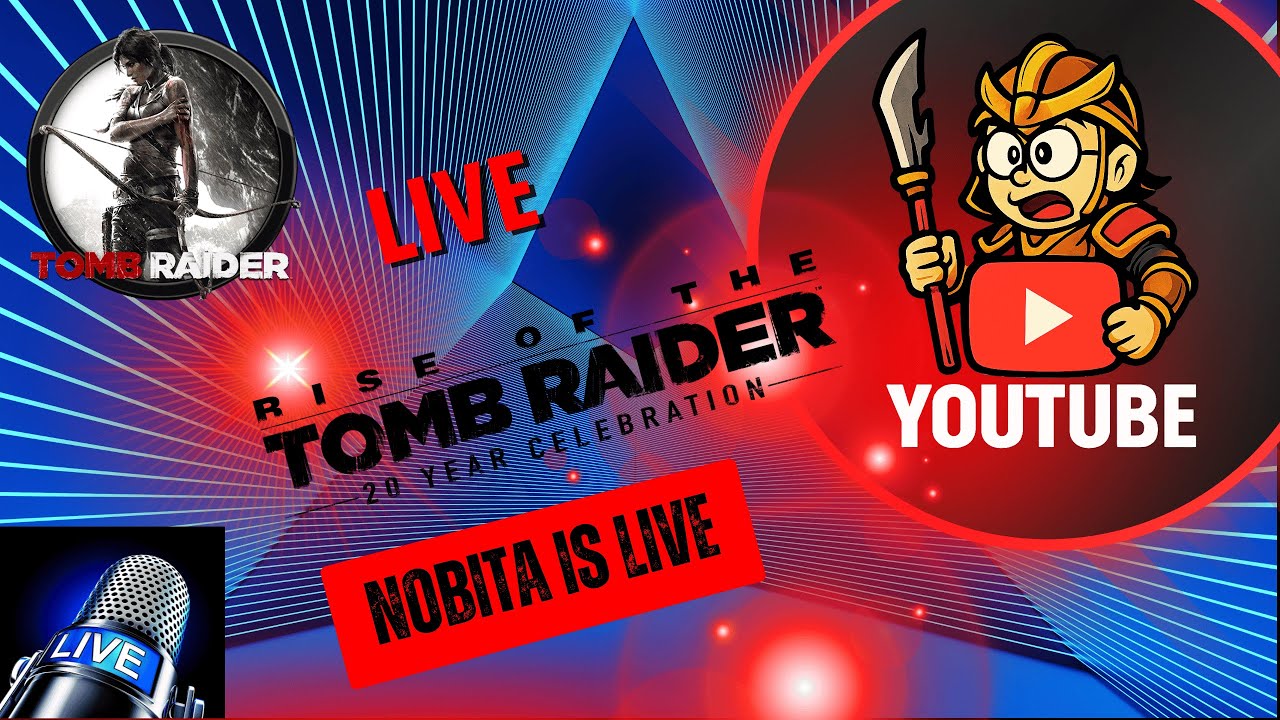 Warrior Nobita || Rise of the Tomb Raider || LIVE