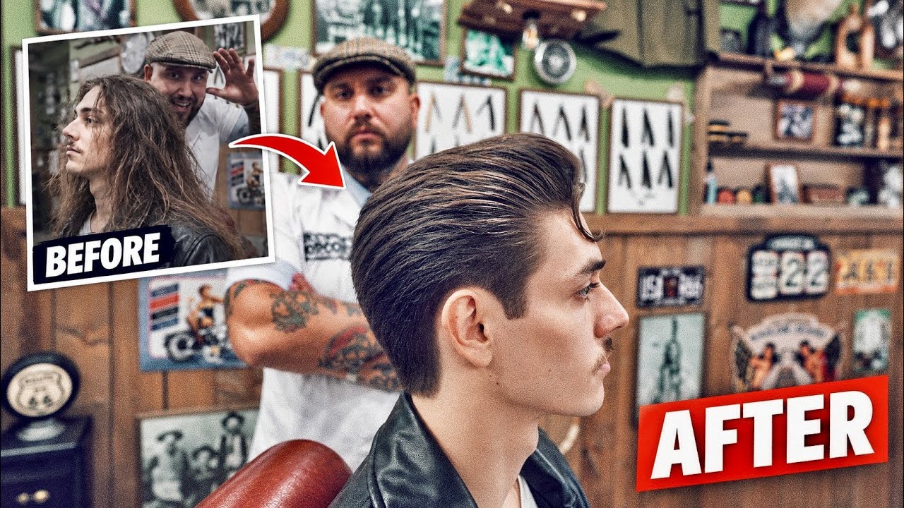 💈 ASMR BARBER - He Waited 10 Years for This Haircut